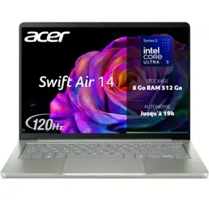 Ordinateur portable ACER Swift Air 14' -I31-59JG ve 14" Intel Core 5 3... pas cher