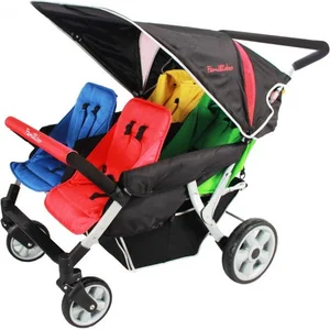 Poussette 4 places Lidoo Star DJ04FRL+Vendu parcdiscount