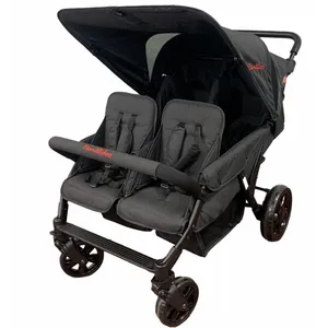 Poussette 4 places Lidoo Star Full Black