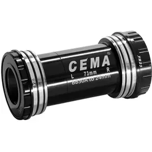 Cema Shimano Bracketas BB30A Interlock Shimano-RVS-Zwart pas cher