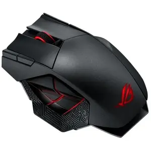 Comparateur de prix : ASUS ROG Spatha - souris - USB, 2.4 GHz - noir titane