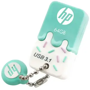 Clé USB 3.0 HP 64GB X778W VERDE - Capacité de stockage 64 Go - Interfa... pas cher