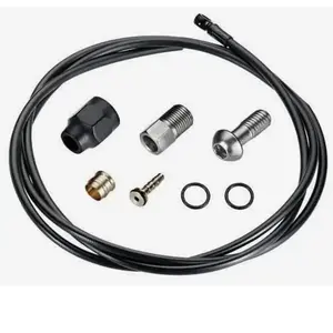 Comparateur de prix : Kit durite avec vis banjo TRP - noir - Ø5,0 mm