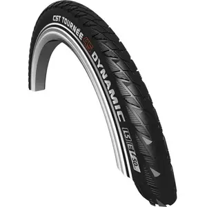 Buitenband CST Tournée Dynamic 28 x 2.00" / 50-622 mm - zwart met reflectie pas cher