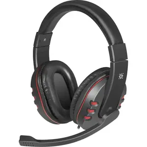 Defender Warhead G-160 Casque de jeu avec microphone Noir Câble 2,5 m pas cher