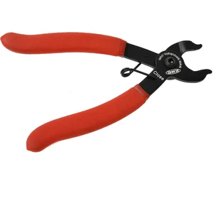 KMC Unisexe Pince à maillons de fermeture de chaîne pour adulte, noir/rouge pas cher
