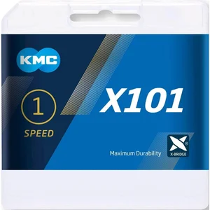 Chaîne KMC x101 112L 1v - argenté pas cher