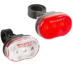 Smart Knipperlicht Set Rood Achterlicht + Wit Voorlicht Led pas cher