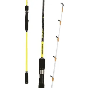 Canne Okuma tataky Pro 2,43m 150-200g - noir/jaune - TU pas cher