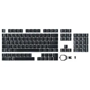 Comparateur de prix : ASUS ROG PBT Doubleshot - Set de touches pour clavier - noir