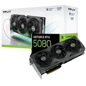 PNY GeForce PNY RTX 5080 OC Triple Fan 16 Go GDDR7 DLSS 4