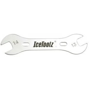 IceToolz Conussleutel - Dubbelzijdig - 13/14mm - Cr-Mo Staal - Fietsonderhoud pas cher