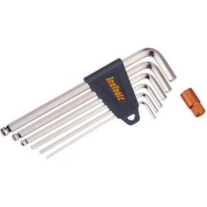 Set de clés Allen pour vélo - ICETOOLZ - 2/2.5/3/4/5/6/8mm - Acier Chrome Vanadium pas cher