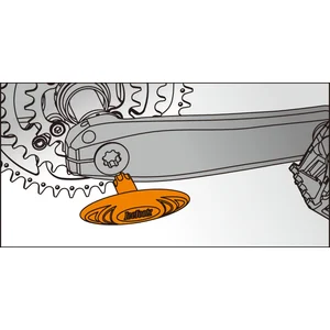 Clé de vilebrequin IceToolz pour Shimano Hollowtech II - Orange pas cher