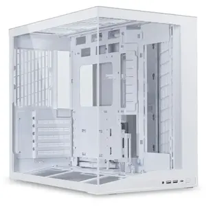 Lian-Li O11 Dynamic Mini V2 (mATX, ATX, Mini-ITX), Boîtier PC, Blanc pas cher