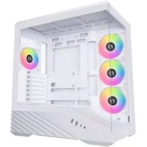 Lian-Li Vector V100 (mATX, ITX, ATX, E-ATX), Boîtier PC, Blanc pas cher