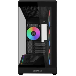 Lian-Li VECTOR V100 MINI PC-Gehäuse, Micro-ATX, Tempered Glass - schwa... pas cher