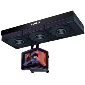 Lian-Li AiO 360 mm avec écran, noir, Refroidissement liquide CPU, Noir