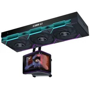 Lian-Li Lian Li HydroShift II OLED Curved 360 Fanless Black