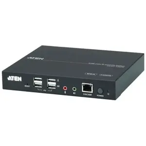 Aten KA8278 commutateur écran, clavier et souris Grille de montage Noir - Commutateurs écran-clavier-souris (USB, USB, HDMI/VGA, USB Type-A, DE-9 (DB-9), Full HD+) pas cher