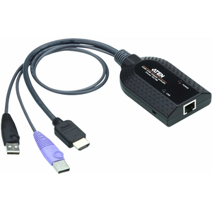 Câble adaptateur KVM de média virtuel USB ATEN KA7188 USB pas cher