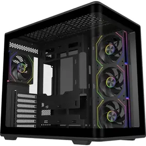 Comparateur de prix : Cooler Master Elite 600 ATX Case with 4 Fans, black (mATX, Mini-ITX, M...