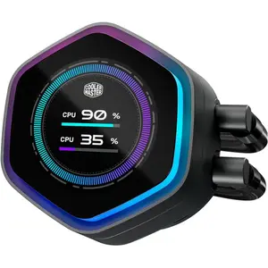 Cooler Master Flex-Kit: LCD (5.33 cm (2.1 Zoll), schwarz, LCD-Display für Echtzeitstatistiken und gr, Moniteur : accessoires pas cher