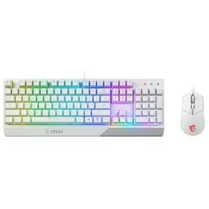 Ensemble clavier et souris MSI Vigor GK30 Combo Blanc pas cher