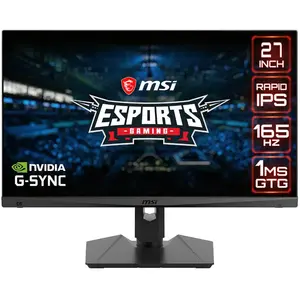 Ecran PC Gaming MSI Optix MAG274QRF 27" 165 Hz WQHD Noir pas cher
