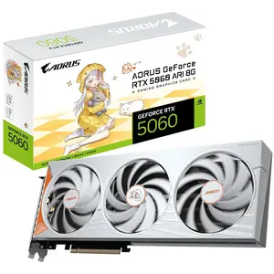 Gigabyte AORUS RTX 5060 ARI 8G (8 Go, GDDR7), Carte graphique, Multico... pas cher