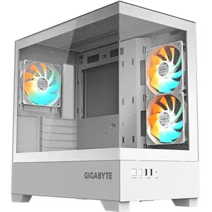 Gigabyte C201 PANORAMIC ICE - Mid tower - micro ATX - panneau latéral ...