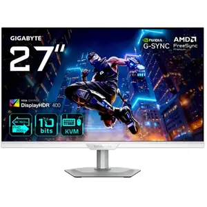 Gigabyte M27UP ICE (3840 x 2160 pixels, 27"), Moniteur, Blanc pas cher