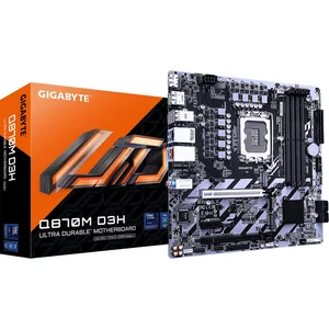 Gigabyte Q870M D3H LGA1700 4xDDR4 4xSATA 3xM.2 (LGA 1851, Intel Q870, ... pas cher