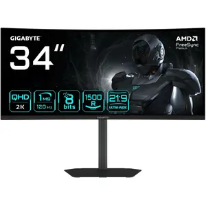 Gigabyte GS34WQCA (3440 x 1440 pixels, 34"), Moniteur, Noir pas cher