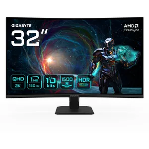 GIGABYTE GS32QCA 315 Moniteur Gaming Incurvé QHD - 2560 x 1440 180Hz 1... pas cher