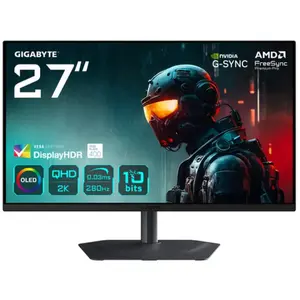 Gigabyte MO27Q2A (2560 x 1440 pixels, 27"), Moniteur, Noir