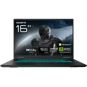 GIGABYTE GAMING A16 Ordinateur Portable - 16", 165Hz WUXGA, Ryzen 7 26... pas cher