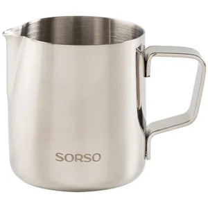 SORSO Barista melkkannetje, roestvrij staal, 600 ml   Zilver