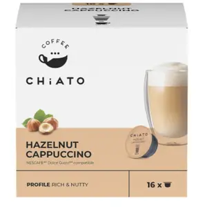 Coffee capsules compatible with NESCAFÉ® Dolce Gusto® CHiATO Hazelnut ...