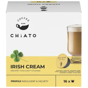 Coffee capsules compatible with NESCAFÉ® Dolce Gusto® CHiATO Irish Cre...