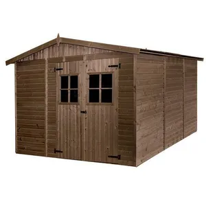 GARTFLEX Abri de jardin en bois traité, ep 19mm, surface utile 8.29m² INT007Vendu parcdiscount