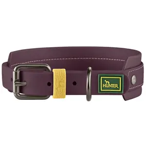 Collier Hunter Havanna, violet taille M : 37-45cm tour de cou chien pas cher