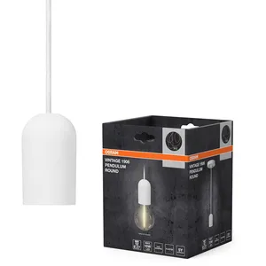 Osram, Suspension, Vintage 1906 PenduLum Plaster Rond Blanc (E27) pas cher