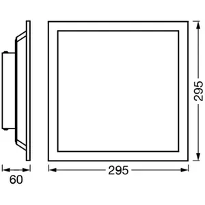 Osram, Applique + plafonnier, SMART+ WIFI PANEL MAGIC RGB 300x300mm (1100 lm) pas cher