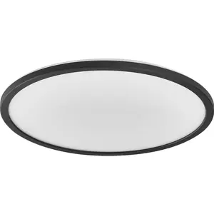 Osram, Applique + plafonnier, SMART+ ORBIS Ultra Slim Backlight Black 400mm RGB + TW (1870 lm) pas cher