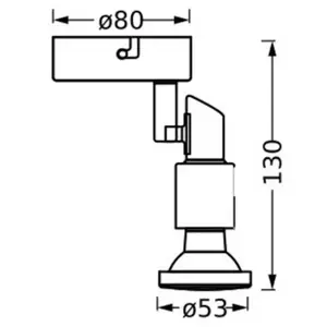 OSRAM LED SPOT GU10 1 x 34W pas cher