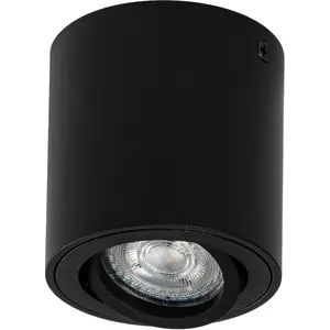 Osram, Applique + plafonnier, LED SPOT SURFACE Round GU10 Noir (GU10)