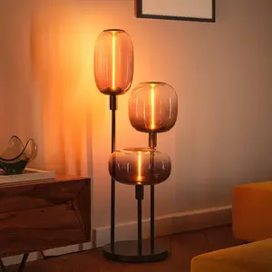 Osram, Lampadaire, Decor Stick Floor Dark Grey 3XE27 (E27)