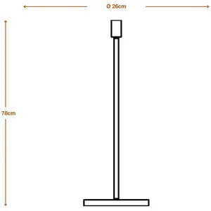 Osram, Lampadaire, Decor Stick Floor Beige Court E27 (E27) pas cher