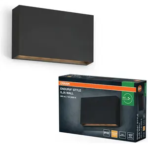 Osram, Éclairage d'extérieur, Endura Style IP65 Wall Ilja Gris foncé (...